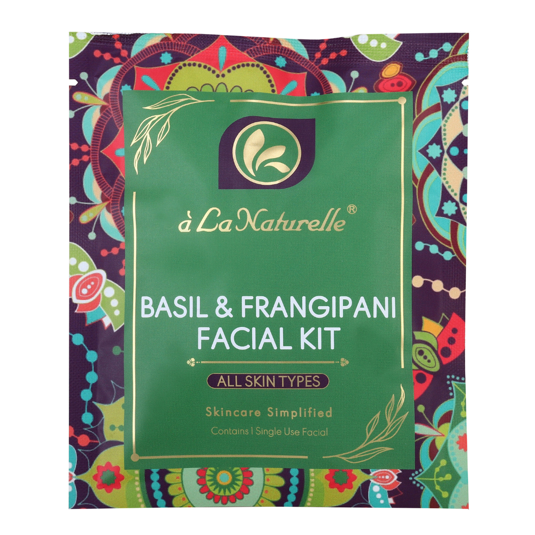 Basil and Frangipani Facial Kit