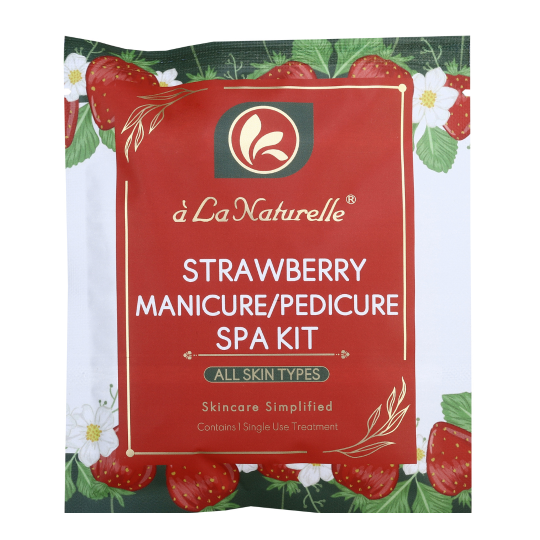 Strawberry Manicure / Pedicure Spa Kit