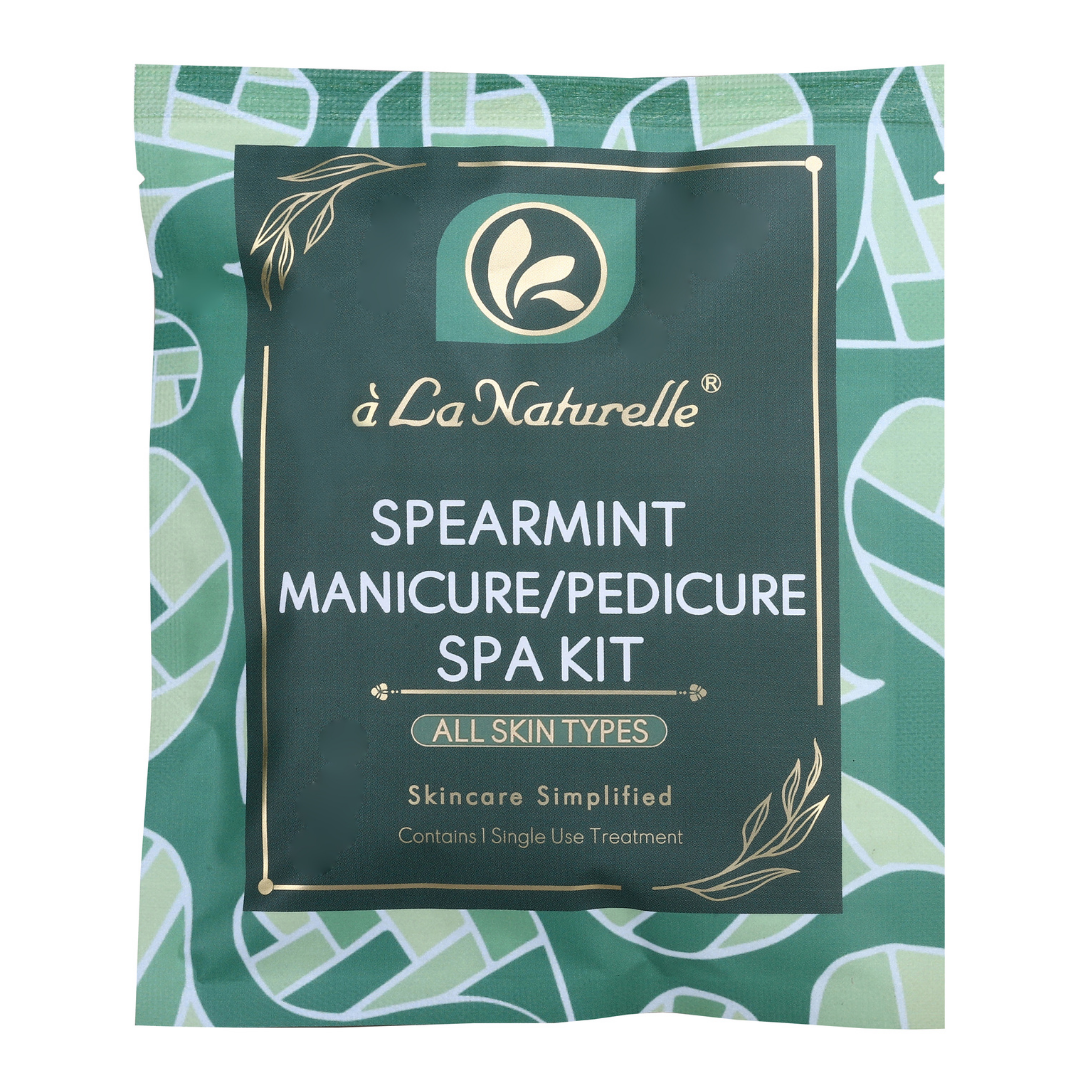 Spearmint Manicure / Pedicure Spa Kit