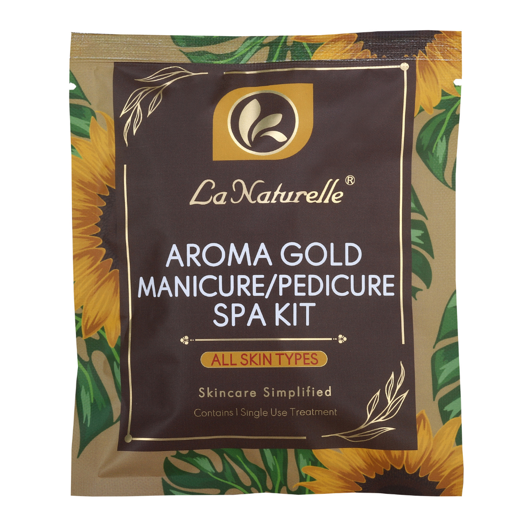 Aroma Gold Manicure / Pedicure Spa Kit