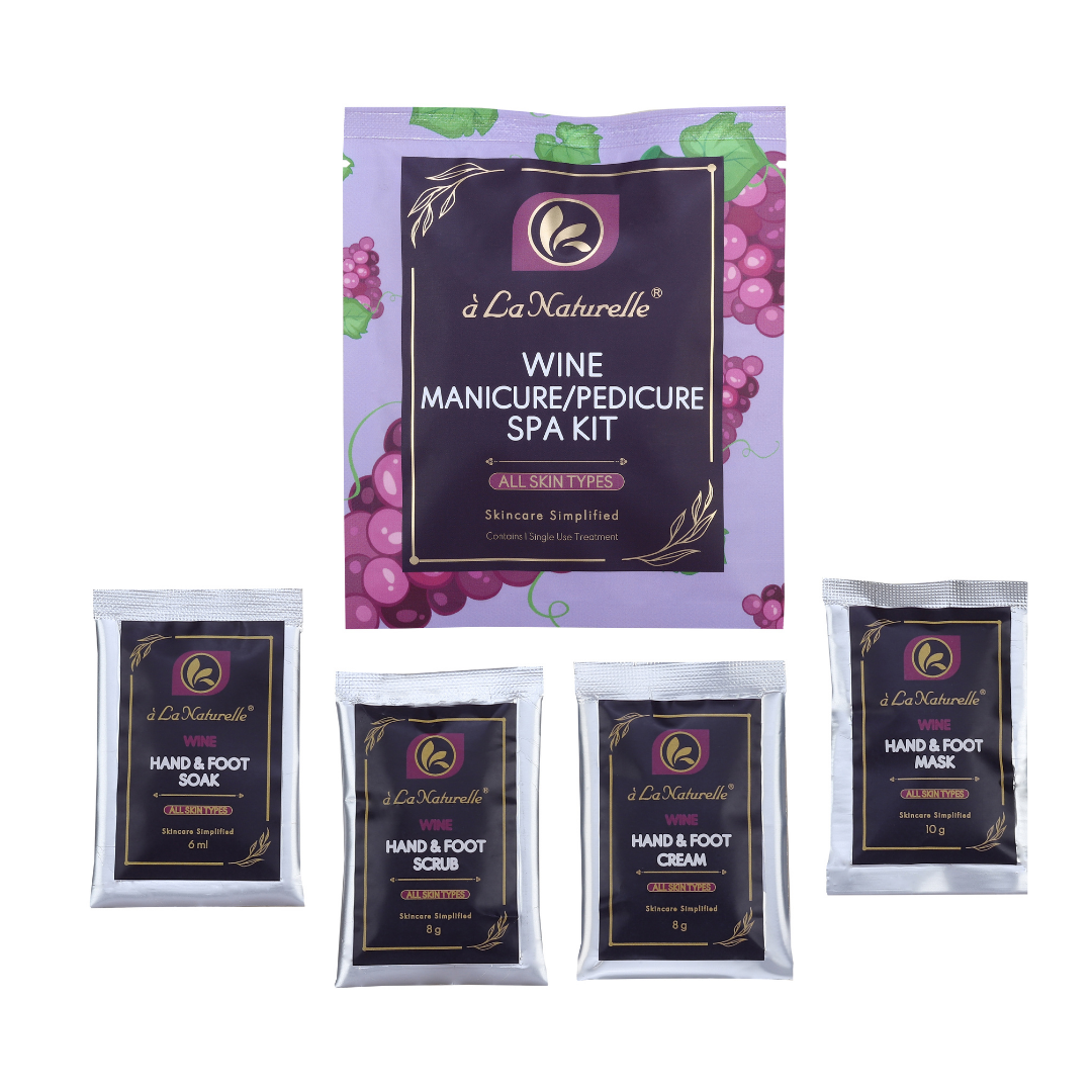 Wine Manicure / Pedicure Spa Kit